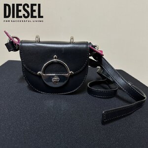 正規品/サンプル品/■訳ありアウトレット品■定価33,000円■DIESEL ディーゼル レディース レザー ミニポシェット ミニバッグ P160