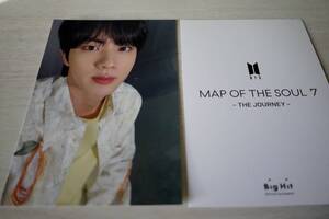 BTS　ポストカード 「JIN」 公式　非売品　F.C限定　予約特典　新品　入手困難　フォト　防弾少年団　ジン　ソクジン　MAP OF THE SOUL: 7