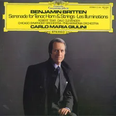 LP Carlo Maria Giulini ブリトゥン : セレナーデ作品31 / イリュミナシオン作品18 MG1245 DEUTSCHE GRAMMOPHON /00260