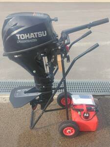 トーハツ　4スト船外機　9.8馬力　S足　2016年モデル　中古　TOHATSU　MFS9.8B　