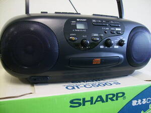 SHARP COMPACT DISC STEREO DOUBLE CASSETTE 　QT-C500