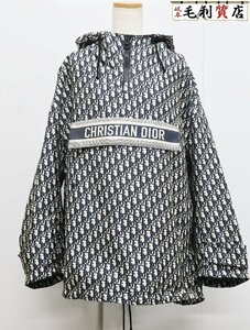 クリスチャンディオール Christian Dior オブリーク テクニカル タフタ ジャカード ジャケット 117C10A2970 サイズS 美品 アウター