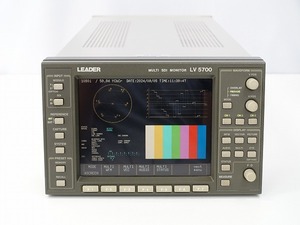 LEADER LV5700 波形モニター マルチフォーマットSDIモニター HD-SDI *363910