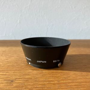 ● レア品 Nikon(ニコン) S3 2000年記念モデル 50/1.4用 レンズフード/黒/カメラ用品/日本製/237