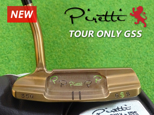 【新品】PGAツアー支給品 PIRETTI ピレッティ COTTONWOOD II GSS パター 35インチ ゴールド 溶接ネック TOUR ONLY プロトタイプ 本物保証