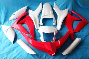 CRF250L MD38 2012～ BODY-13-RED-WHITE ボディー 外装 全13点セット 赤 R292R 純正品 同梱割引