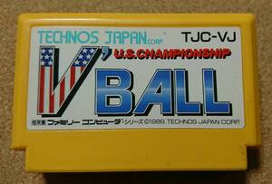 V’BALL U.S.CHAMPIONSHIP ファミリーコンピュータ ゲームソフト ファミコン