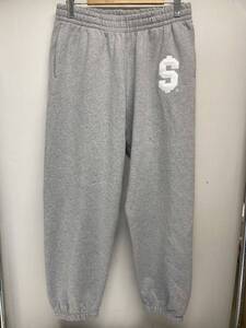 【Supreme シュプリーム】 24SS $ Sweatpants ドル スウェットパンツ ワイド ボトム コットン グレー 無地 L ストリート 2407oki k