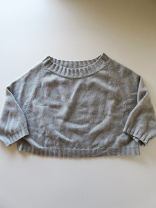 KristenseN DU NORD / クリステンセン ドゥ ノルド K-376 cashmere wool knit 2 L.GRAY / カシミヤウールニット プルオーバー