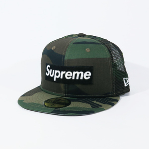 SUPREME シュプリーム 24SS BOX LOGO MESH BACK NEW ERA CAP ボックス ロゴ メッシュ バック ニューエラ キャップ カモ 帽子 Mayz