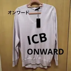 新品タグ付シルク！ICBのシルク混セーターM.Lサイズの方も！