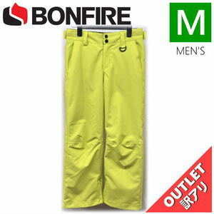 【OUTLET】 ジュニア[Mサイズ]BONFIRE TACTICAL PNT カラー:LIME Mサイズ 子供用 スノーボード スキー パンツ PANT アウトレット