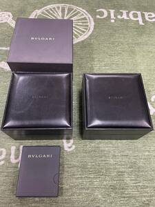 Bulgari ブルガリ 箱+内箱 まとめて 冊子など【現状】