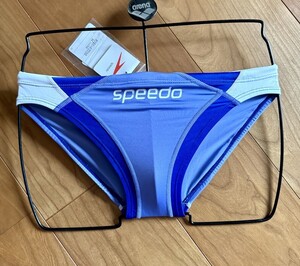 【新品・タグ付】SPEEDO / RQ632 / ブルー×ホワイト / ライフセーバー ライフガード/ Mサイズ / 光沢 / キネシスカット / Vパン 競パン