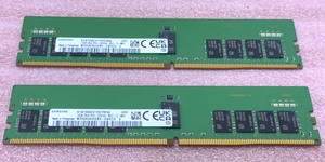 ◎Samsung M393A2K43DB3-CWE 2枚セット *PC4-25600/DDR4-3200/PC4-3200AA ECC REG/Registered 288Pin DDR4 RDIMM 32GB(16GB x2) 動作品