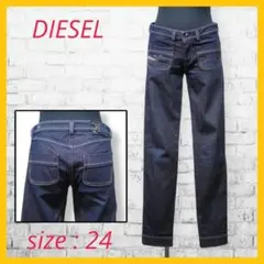 美品 ディーゼル デニム スキニー パンツ ジーンズ インディゴ DIESEL