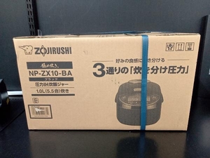 【未開封】ZOJIRUSHI 圧力IH炊飯ジャー 1.0（5.5合）炊き NP-ZX10BA（ブラック）