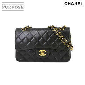 新品同様 シャネル CHANEL マトラッセ 23 チェーン ショルダー バッグ レザー ブラック A01113 ゴールド 金具 ヴィンテージ 90235521