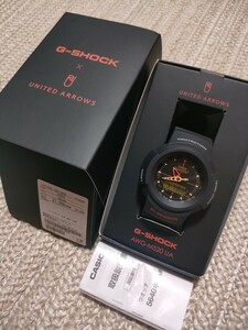 新品 定価27500 G-SHOCK ユナイテッドアローズ 別注 AWG-M520UA-1JR 電波ソーラー アナログ アナデジ 復刻 CASIO カシオ 未使用 腕時計