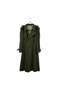 Made in ITALY GARii green trench coat トレンチコート グリーン サイズ46 アウター ヴィンテージ 8