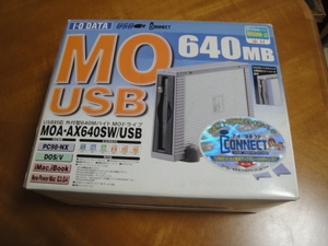 I-O DATA MOドライブ 640MB 実働品 MOA-AX640SW