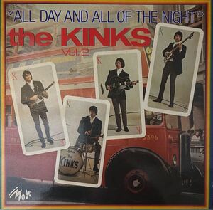 The Kinks / All Day And All Of The Night - The Kinks Vol. 2 レコード MD. 9054 フランス盤