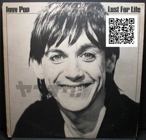 レア盤-US_Rock-David Bowie-マトリクス_1/1-USオリジナル★Iggy Pop - Lust For Life[LP, 