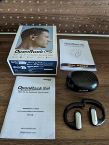 【ジャンク】OpenRockPro BK　オープンイヤー　イヤフォン