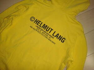 ☆HELMUT LANG☆ヘルムートラング☆TAXI☆ロゴ☆プルオーバーパーカー☆XL☆中古☆