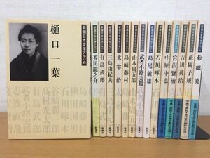 新潮日本文学アルバム 写真で実証する作家の劇的な生涯 まとめて15冊セット