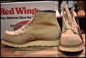 【7.5E 箱付 DEAD 犬タグ】レッドウィング 8173 スエード アイリッシュセッター タン ラフアウト モックトゥ ブーツ redwing HOPESMORE