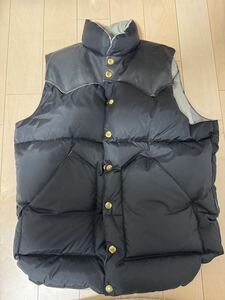 Rocky Mountain Featherbed ダウンベスト 38 M 黒 ロッキーマウンテン フェザーベッド