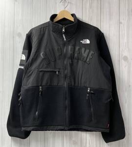 THE NORTH FACE ザ ノースフェイス × Supreme シュプリーム NA119031 アーチ ロゴ デナリ フリース ジャケット サイズM ブラック