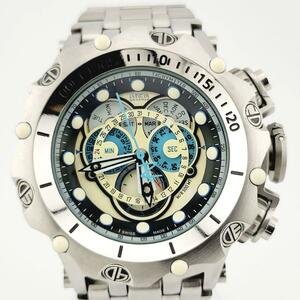  極美品 INVICTA RESERVE VENOM インビクタヴェノム ベノム 500m防水 スキューバ ビッグフェイス 112803 16803 クォーツ腕時計メンズ