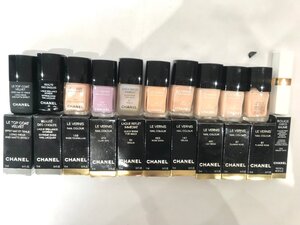 【CHANEL】 シャネル ネイルおまとめ10点　リップクリーム1点　カラー×8点　トップコート×2点　開封品 　ネイル　 H312