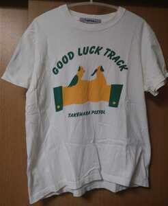 竹原ピストル ライブツアー2018“GOOD LUCK TRACK”スケジュールTシャツ〈ホワイト〉Mサイズ