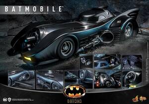 ホットトイズ ムービー・マスターピース BATMAN バットマン バットモービル 1/6スケール ビークル フィギュア Hot Toys 新品