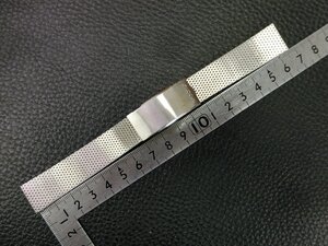 リコー RICOH リクォーツ RIQUARTZ ステンレス メンズ ブレス ブレス幅16.6-17.7mm ラグ幅17.6mm 長さ 165mm 管理No.42454