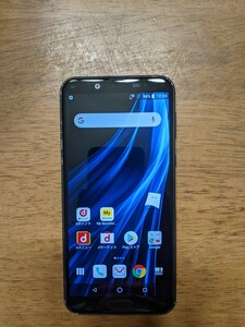 IY0970 docomo SIMフリー AQUOS sens2 SH-01L SHARP 4Gスマホ 簡易確認＆簡易清掃＆初期化OK 判定○ WebにてSIMロック解除受付手続済