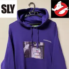 SLY × Ghost Busters Sweat Hoodie Purple