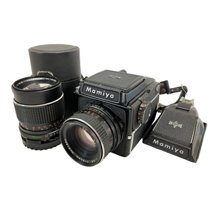 【動作保証】Mamiya m645 MAMIYA-SEKOR C 80mm F2.8 150mm F3.5 ボディレンズ2点セット フィルムカメラ マミヤ 中古 W8925407