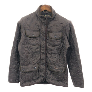 Barbour バブアー ウィンターキルト ジャケット ブラウン (レディース 8) 中古 古着 Q3408