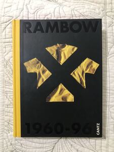 洋書「Rambow 1960-96」 グンター・ランボー Cantz 　Gunter Rambow　ポスターデザイン集　作品集　カタログ