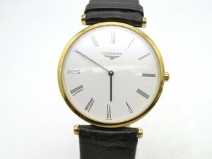 \1◆稼働◆ LONGINES L4 709 2 La Grande Classique ホワイト クオーツ ユニセックス 腕時計 S50505