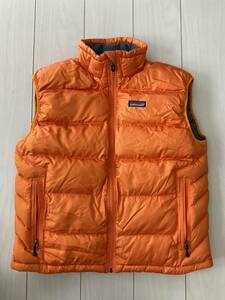 Patagonia ダウンベスト ジップアップ 84631 F8 MEDIUM オレンジ