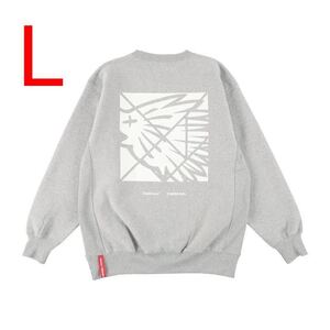 タングラム クラブハウス コラボ クルースウェット グレー CLUBHAUS × TANGRAM HEAVY WEIGHT CREW GRAY TGA-MT53 L