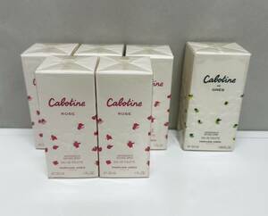 【DK 0616.1-2】１円スタート カボティーヌ オードトワレ GRES グレ 50ml ×1本 ROSE ローズ 30ml ×5本 Cabotine 未開栓 現状品