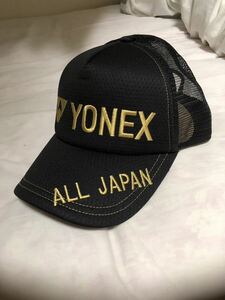 限定　超限定品　 最新　オールジャパン　ALL JAPAN　YONEX　ヨネックス　限定キャップ 　2023夏　ブラック　　大会限定　ラスト1個