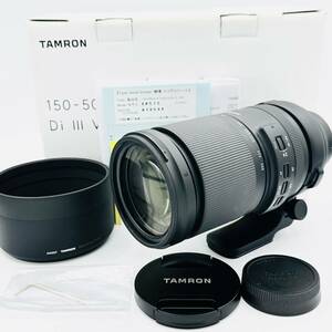 【ほぼ新】タムロン 150-500mm F/5-6.7 Di III VC VXD ソニーEマウント用 (Model A057)