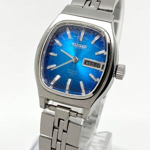 腕時計 レディース CITIZEN COSMOSTAR V2 AUTOMATIC28800 21石 自動巻き デイデイト シルバー silver 4-660781 シチズン Watch Y1932